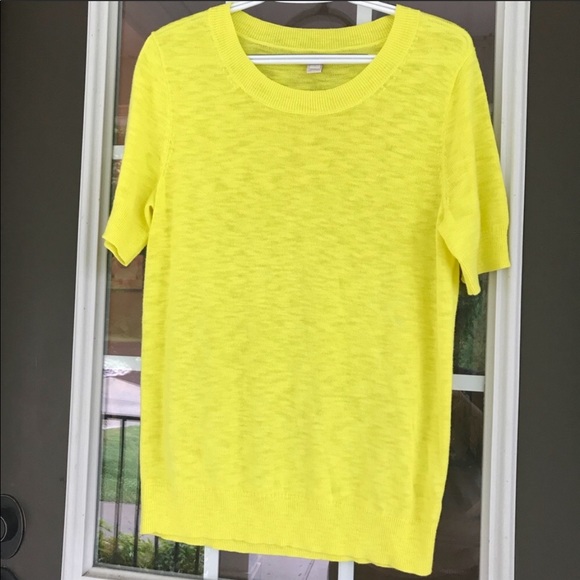 J. Crew Factory Tops - J Crew Short Sleeve Sweater